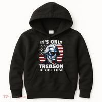 George Washington Its Only Treason If You Lose Kids Hoodie thumb 0