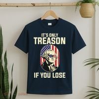 George Washington It's Only Treason If You Lose 4th Of July T-Shirt thumb 2