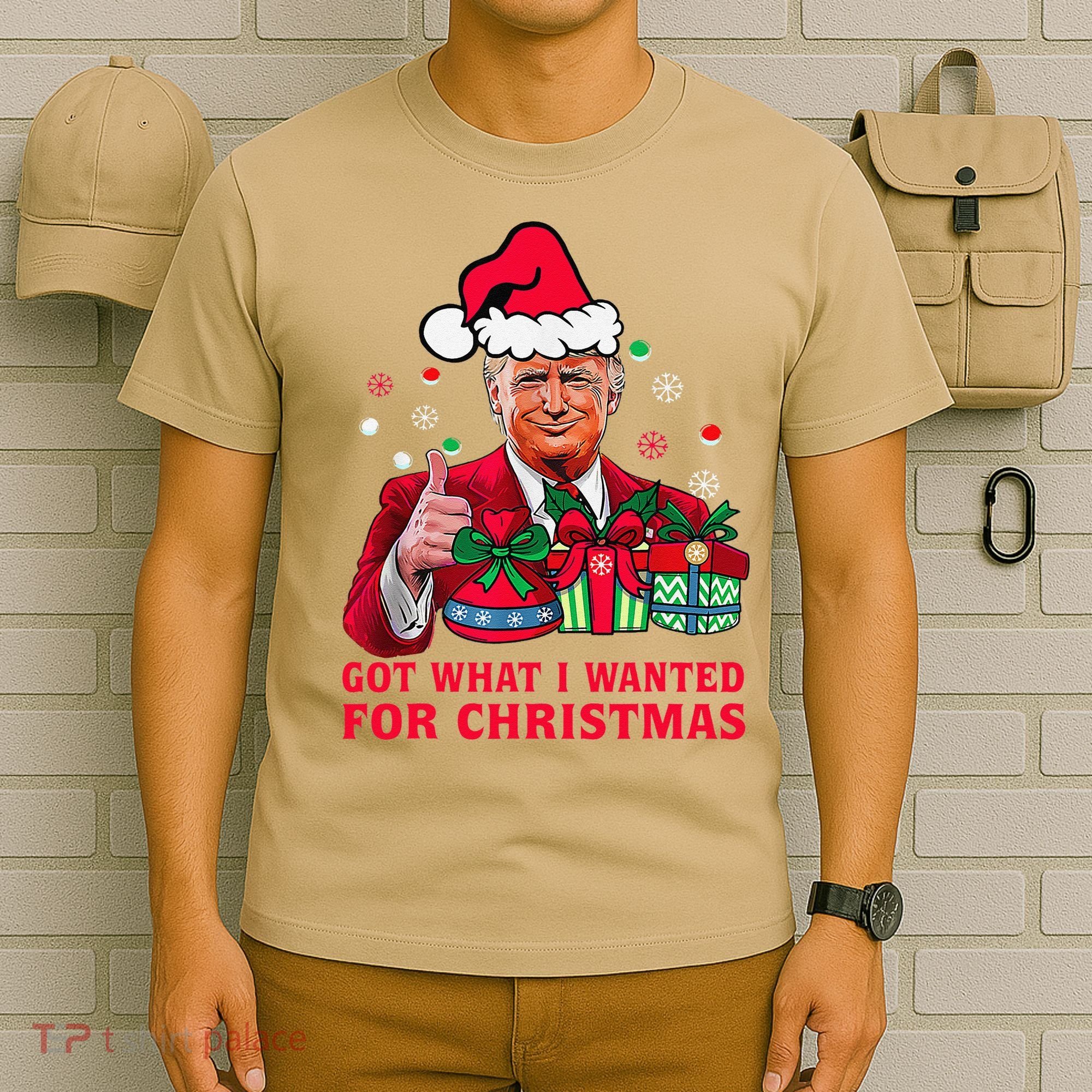 Got What I Wanted For Christmas Trump 2024 Won President T-Shirt