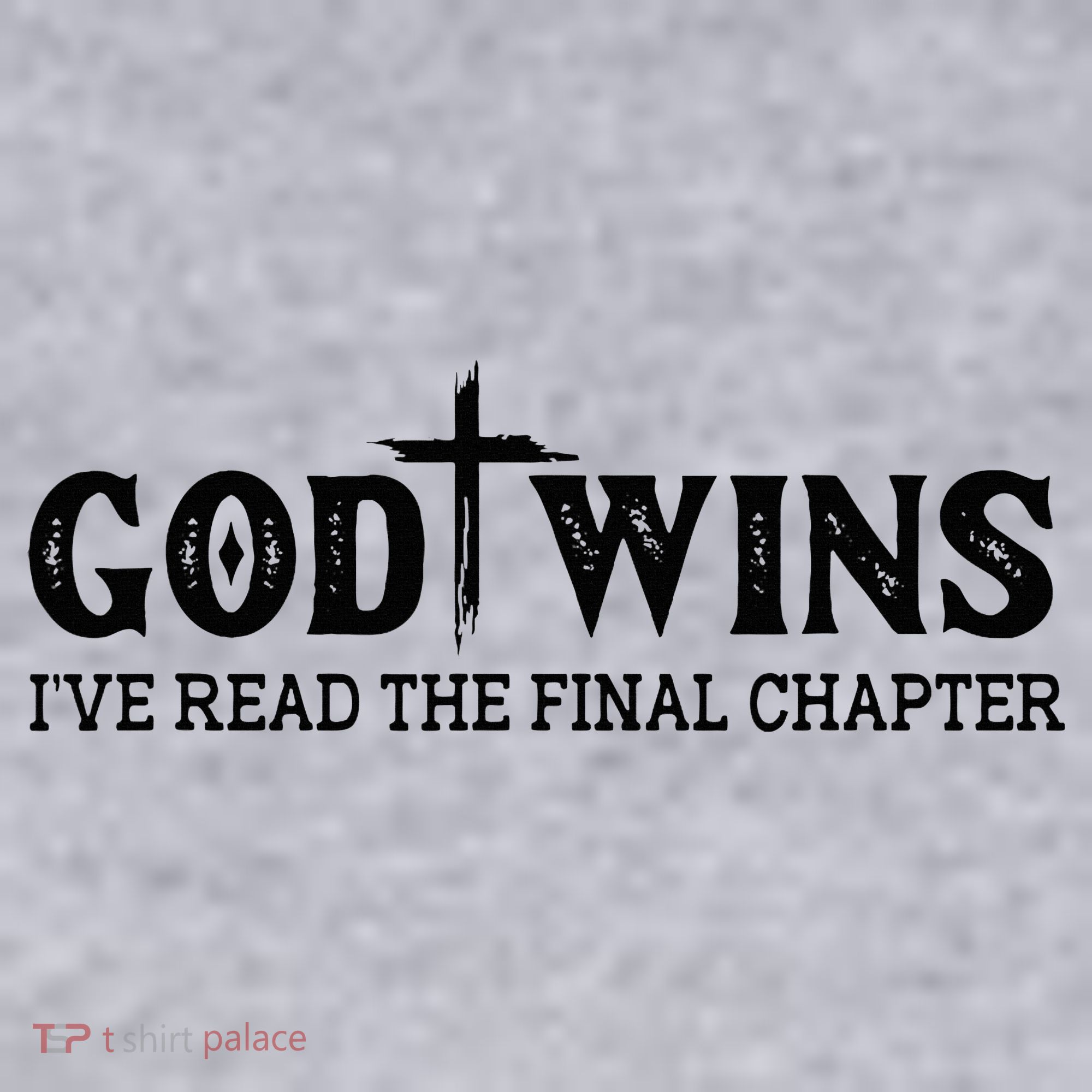 God Wins I Ve Read The Final Chapter Christian Cross Women's Sweatshirt