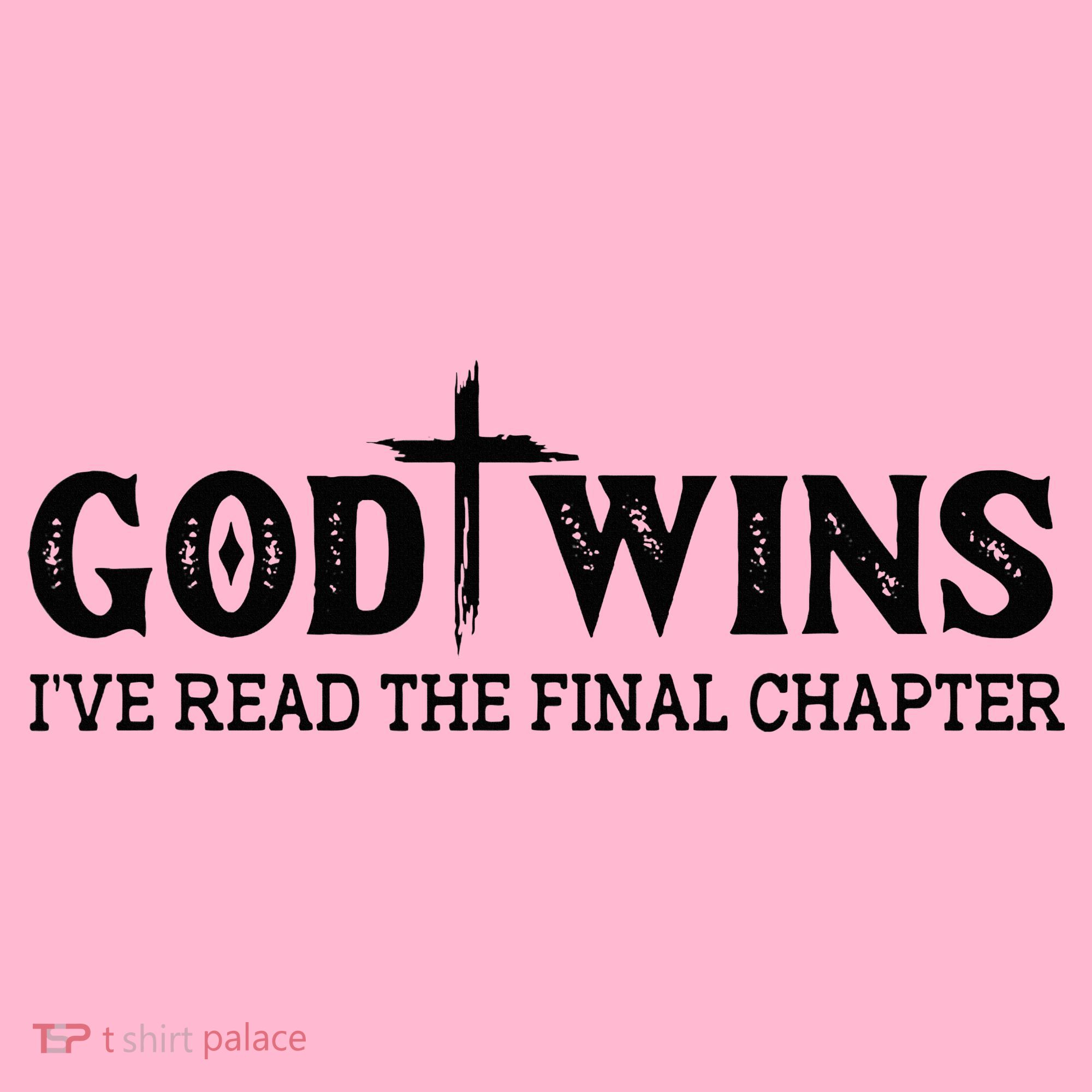 God Wins I Ve Read The Final Chapter Christian Cross Coaster