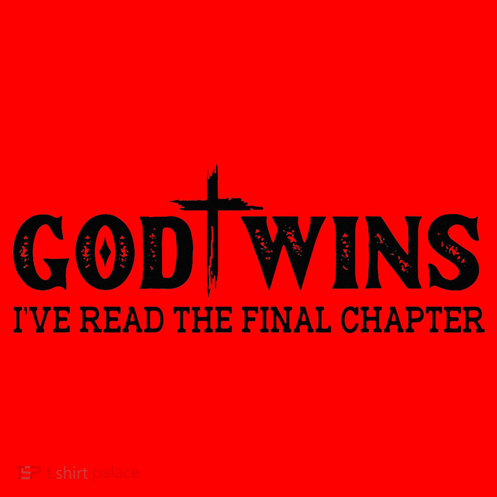 God Wins I Ve Read The Final Chapter Christian Cross Santa Hat