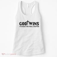 God Wins I Ve Read The Final Chapter Christian Cross Women's Tank Top thumb 0