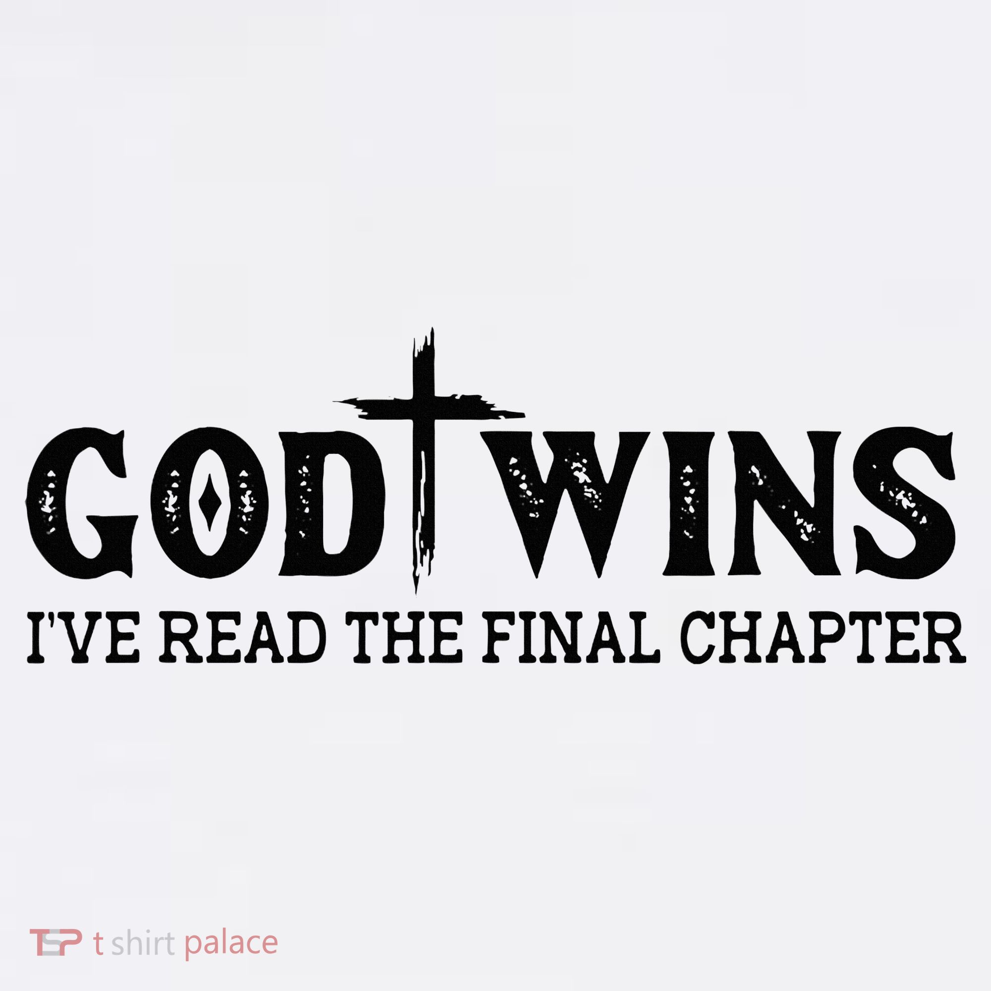 God Wins I Ve Read The Final Chapter Christian Cross Women's Tank Top