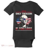 George Washington ItS Only Treason If You Lose Baby Bodysuit thumb 0