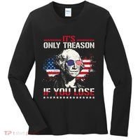George Washington ItS Only Treason If You Lose Women's Long Sleeve Shirt thumb 0