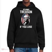 George Washington It's Only Treason If You Lose District V.I.T. Heavyweight Hoodie thumb 0