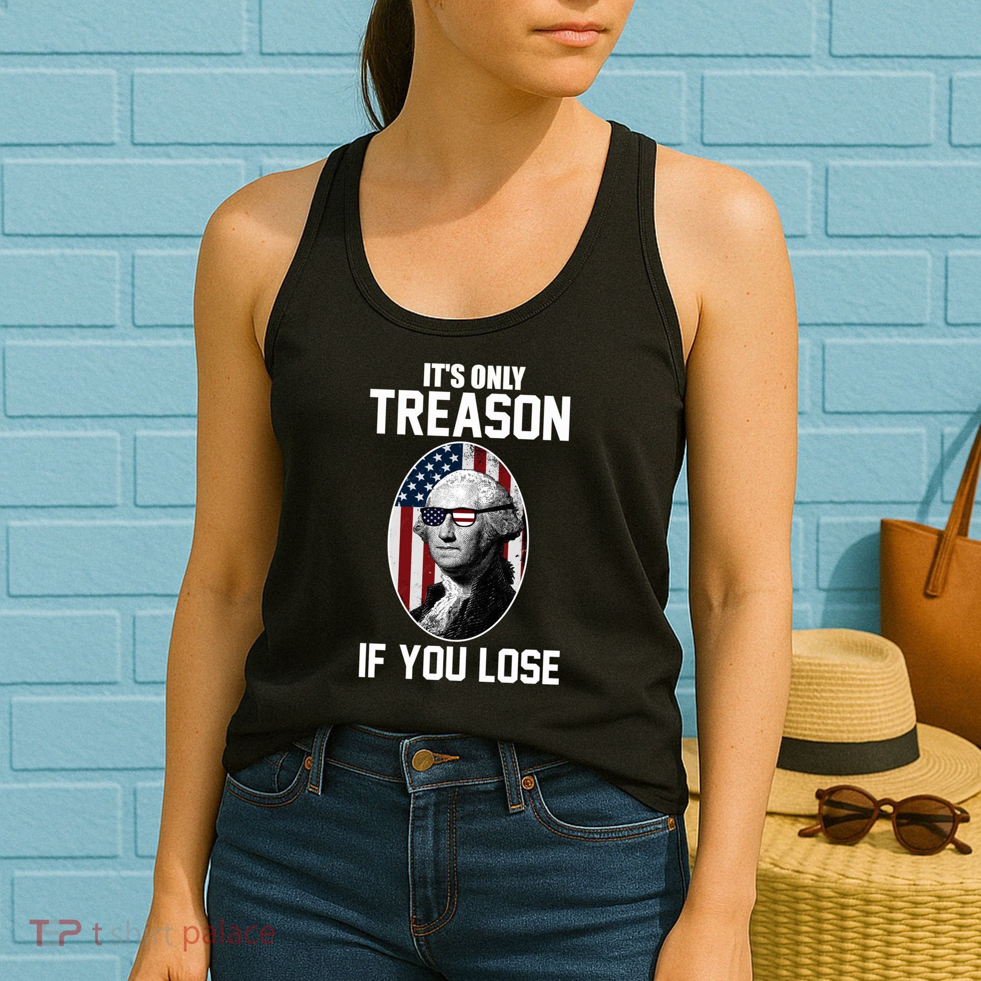 George Washington It's Only Treason If You Lose Women's Tank Top