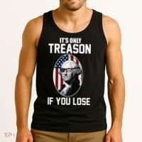 George Washington It's Only Treason If You Lose Tank Top thumb 3