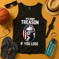 George Washington It's Only Treason If You Lose Tank Top thumb 4
