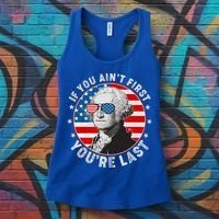 George Washington If You Ain't First You're Last Women's Tank Top thumb 3