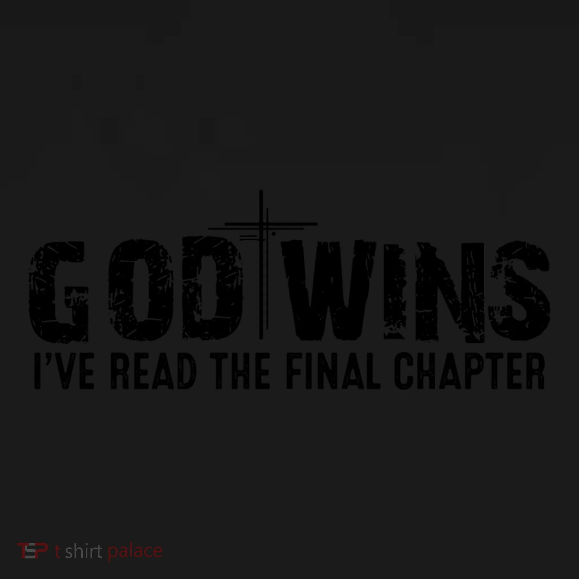 God Wins IVe Read The Final Chapter Gift Doggie Tank