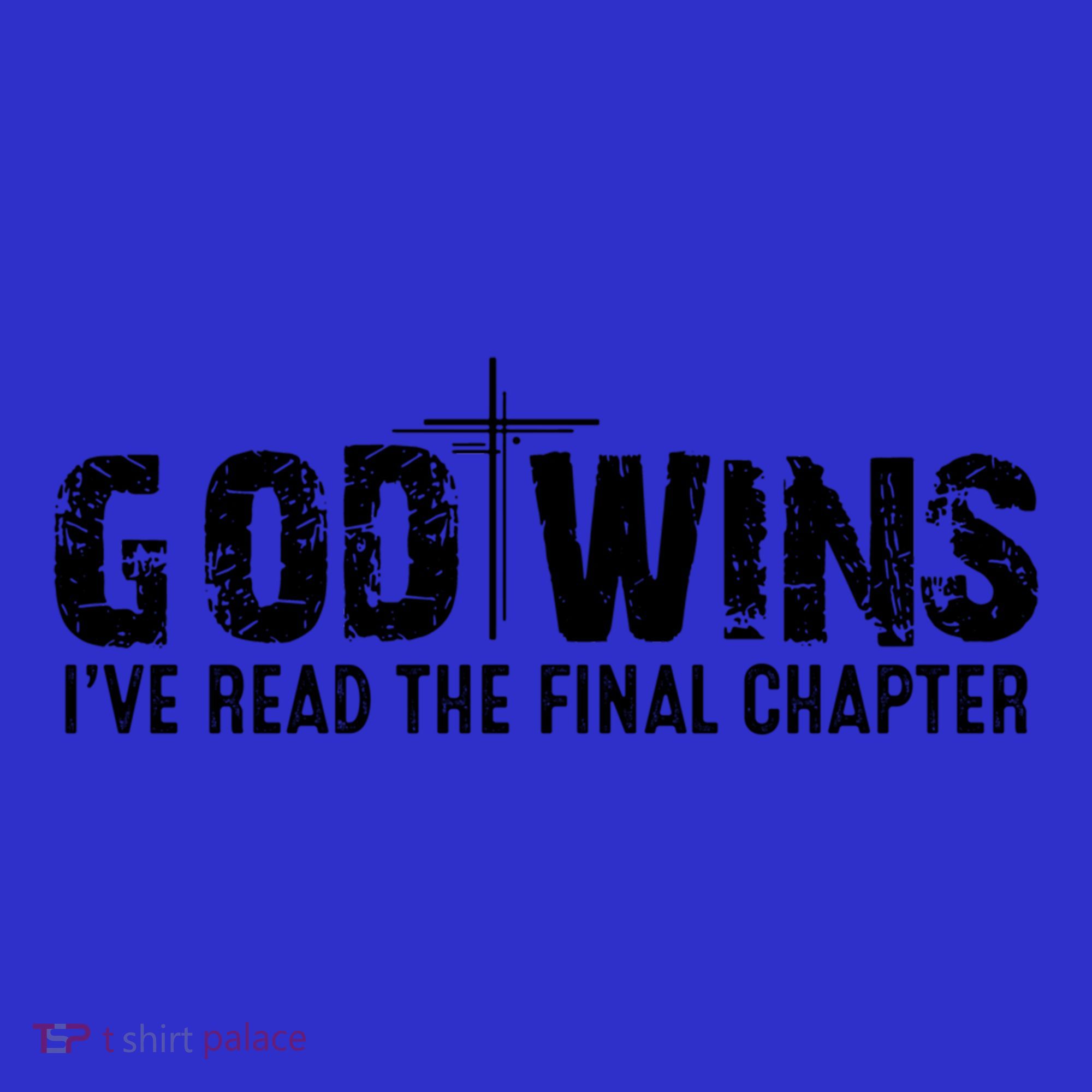 God Wins IVe Read The Final Chapter Gift Coaster