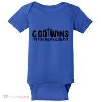 God Wins IVe Read The Final Chapter Gift Baby Bodysuit thumb 0