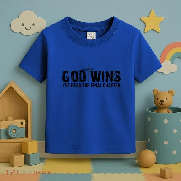 God Wins IVe Read The Final Chapter Gift Toddler T-Shirt