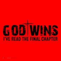 God Wins IVe Read The Final Chapter Gift Santa Hat thumb 1