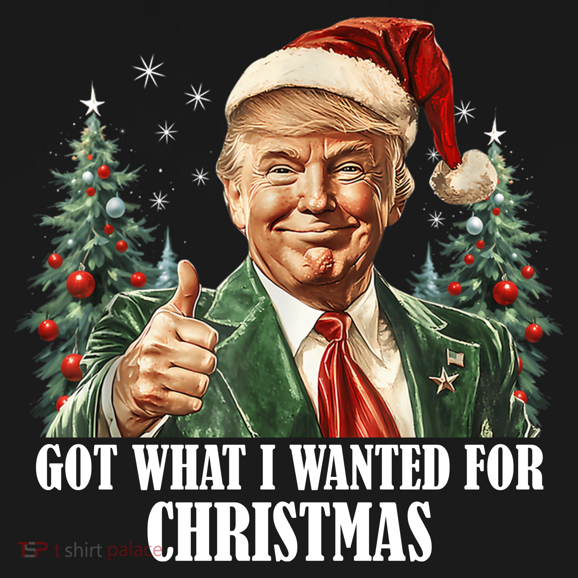 Got What I Wanted For Christmas Donald Trump Backpack