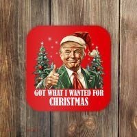Got What I Wanted For Christmas Donald Trump Coaster thumb 0