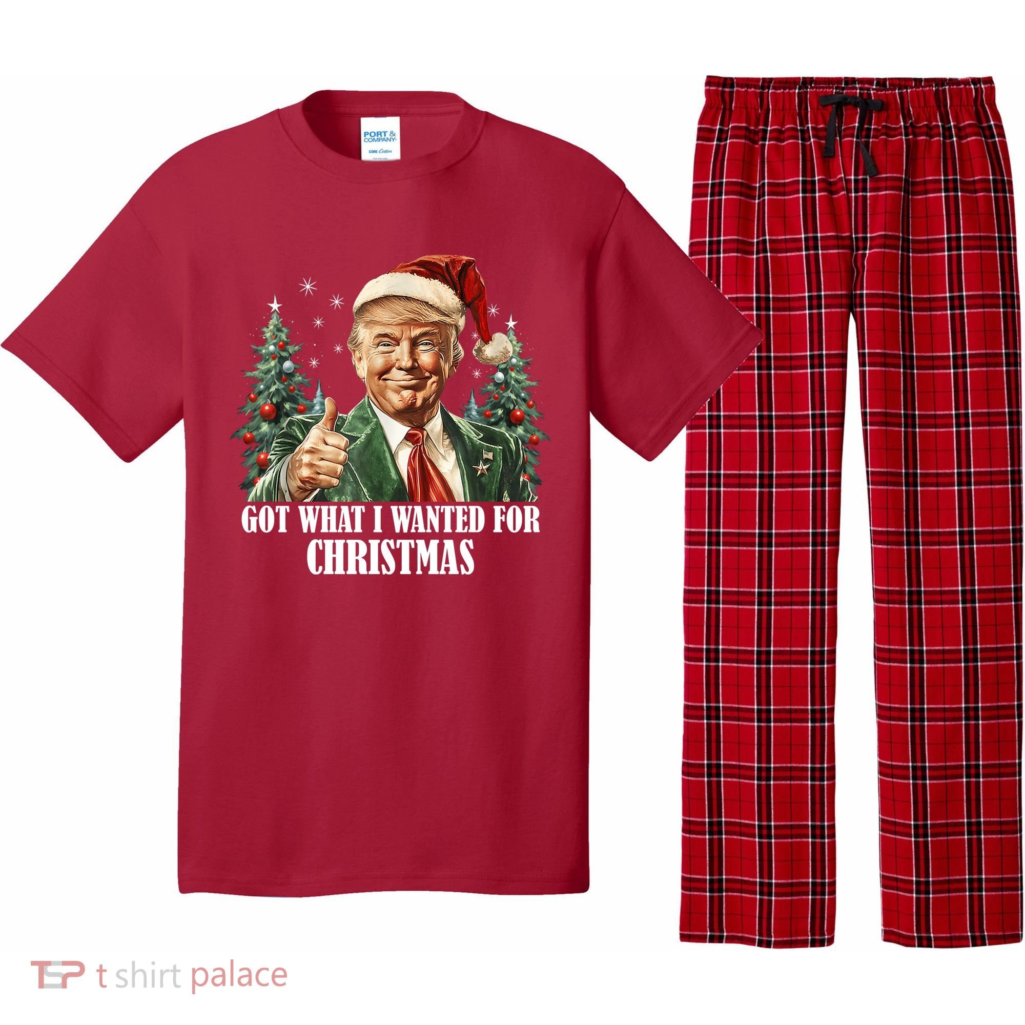 Got What I Wanted For Christmas Donald Trump Pajama Set