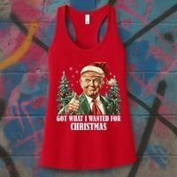 Got What I Wanted For Christmas Donald Trump Women's Tank Top thumb 3