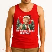 Got What I Wanted For Christmas Donald Trump Tank Top thumb 3