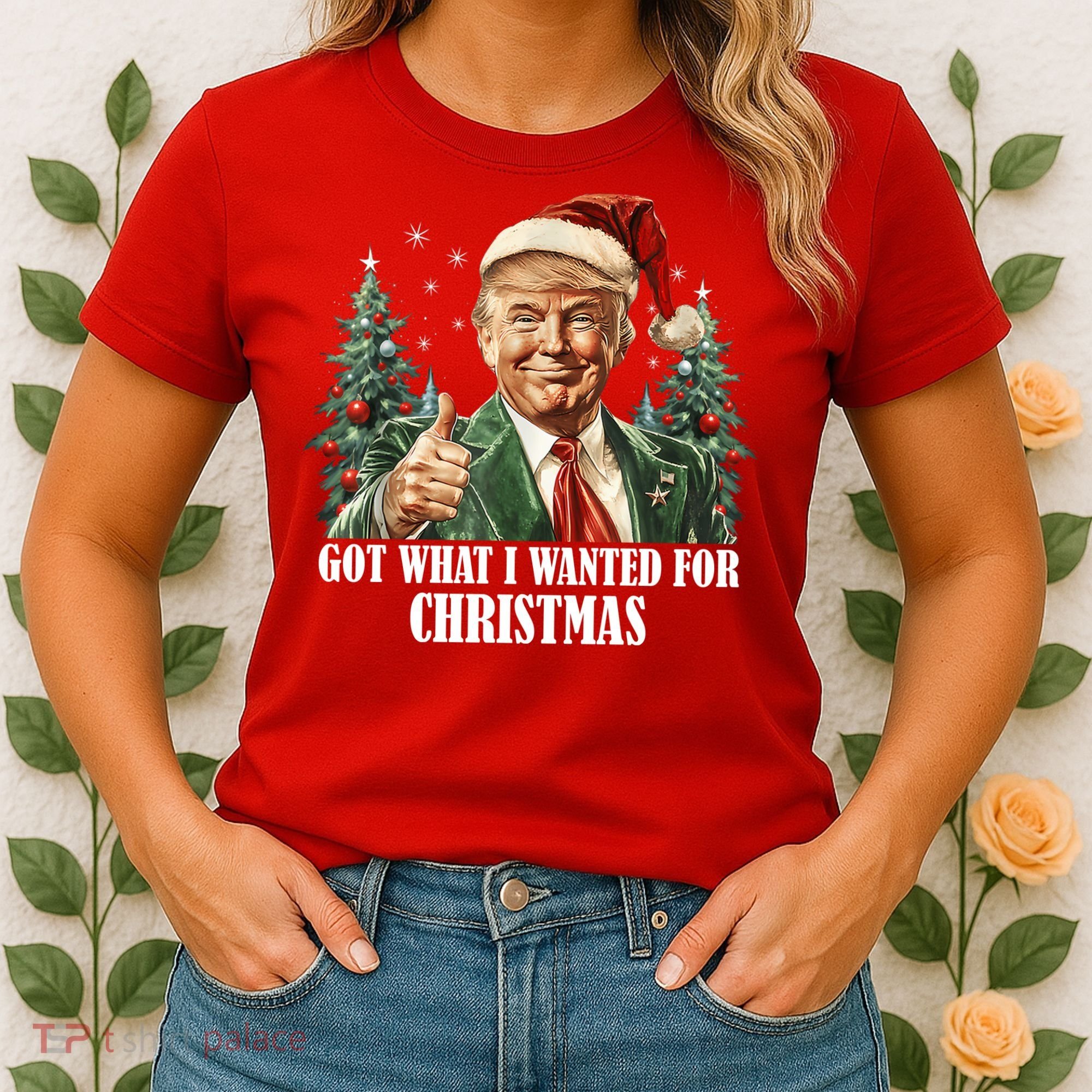 Got What I Wanted For Christmas Donald Trump Women's T-Shirt