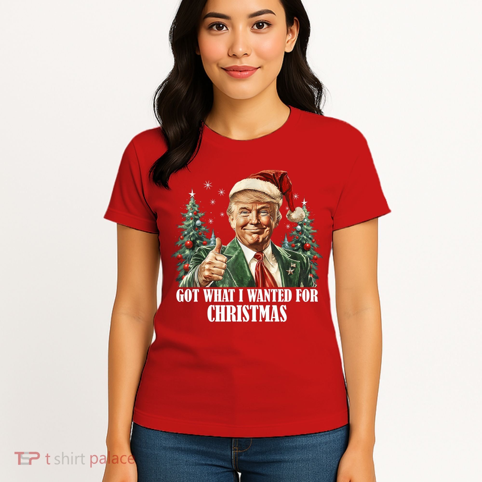 Got What I Wanted For Christmas Donald Trump Women's T-Shirt