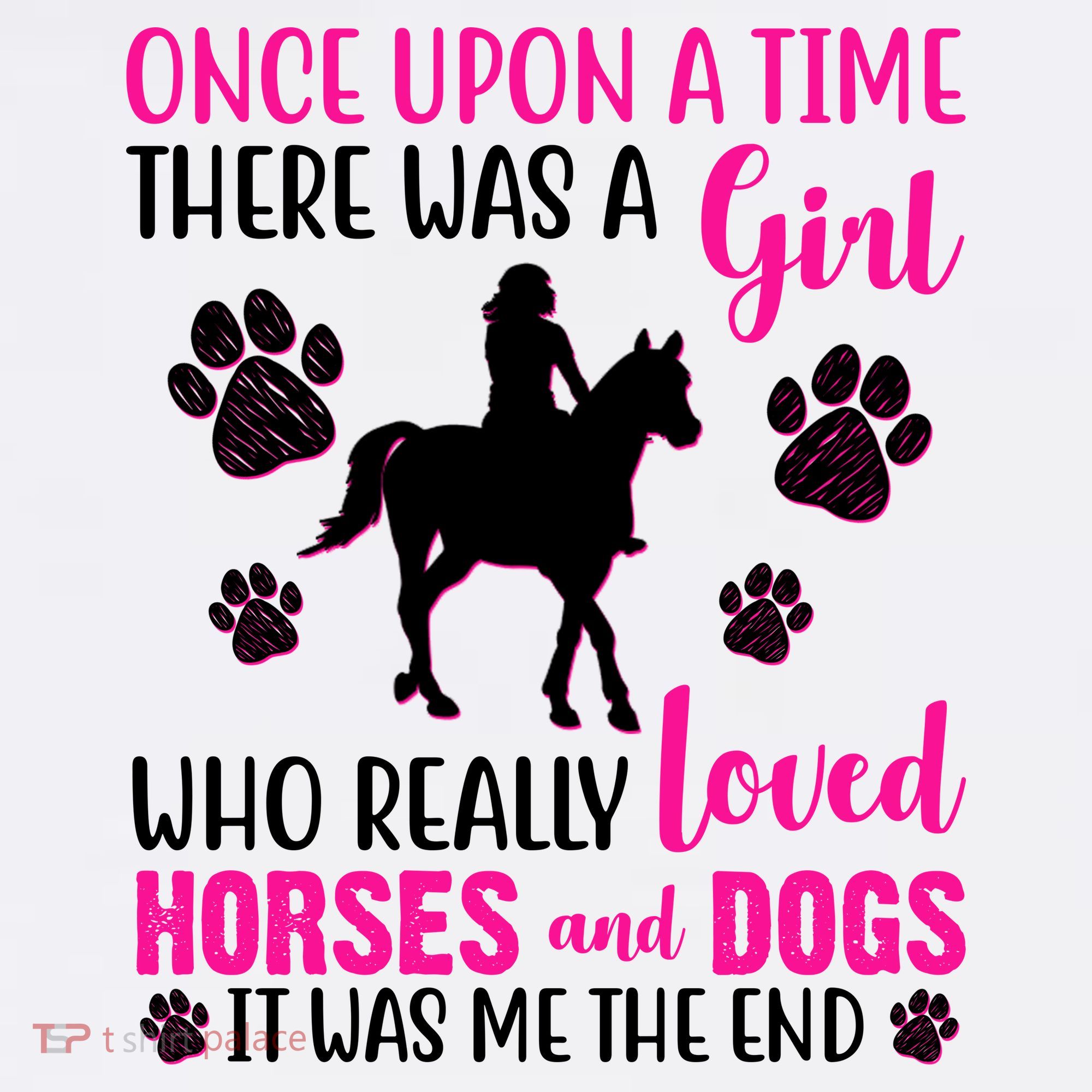 Girl Who Loves Horses And Dogs Women's Hoodie