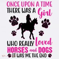 Girl Who Loves Horses And Dogs Women's Tank Top thumb 5