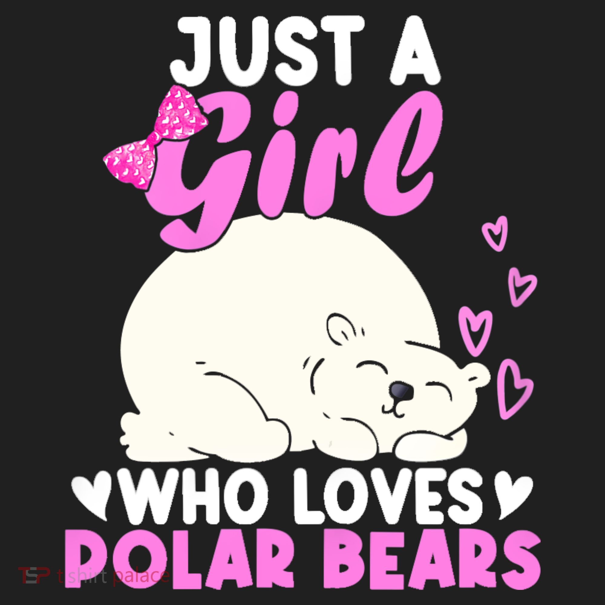 Girl Who Loves Polar Bear | North Pole | Cute Polar Bear Women's Sweatshirt