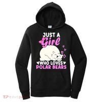 Girl Who Loves Polar Bear | North Pole | Cute Polar Bear Women's Hoodie thumb 0