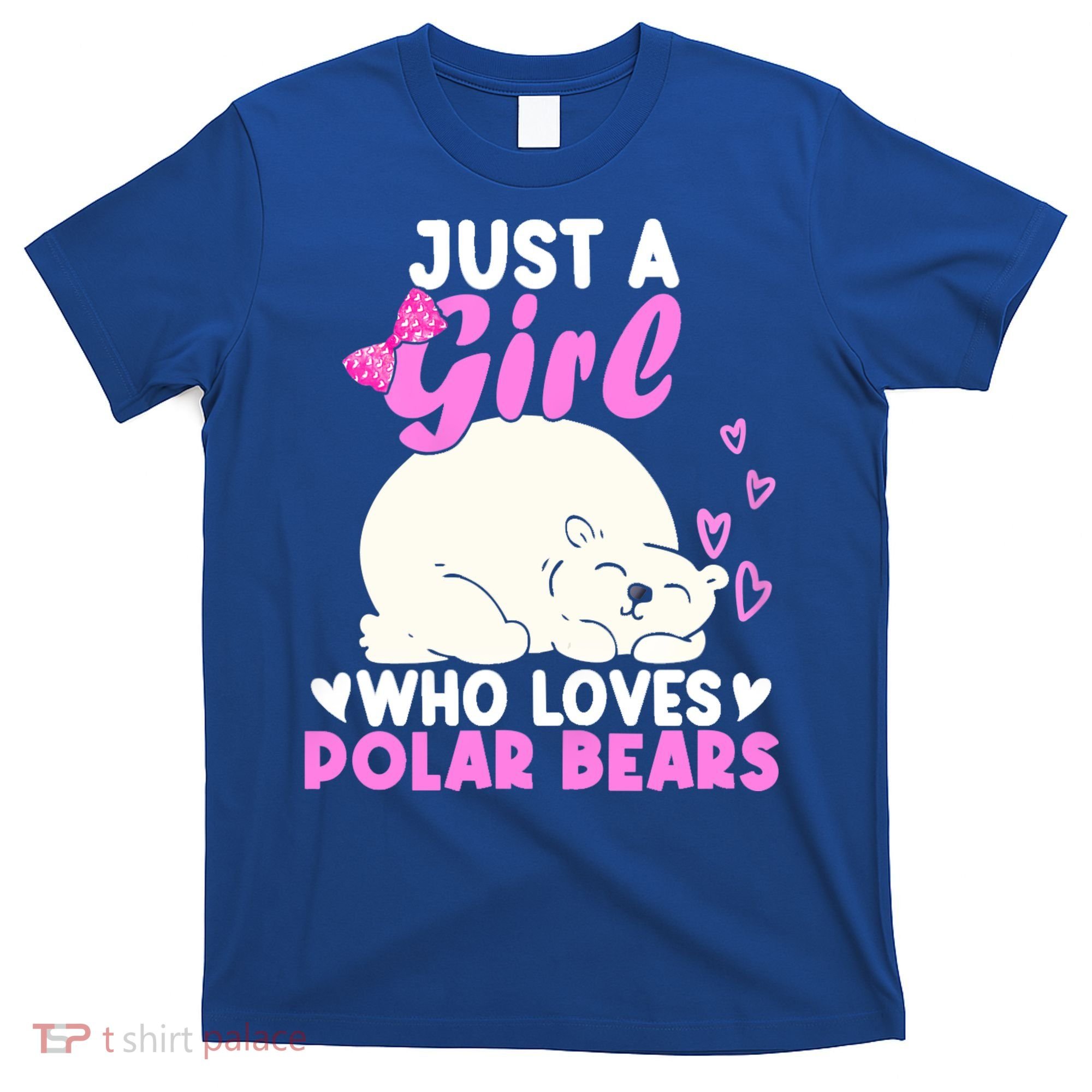 Girl Who Loves Polar Bear | North Pole | Cute Polar Bear T-Shirt