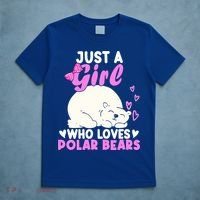 Girl Who Loves Polar Bear | North Pole | Cute Polar Bear T-Shirt thumb 5