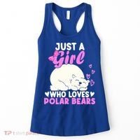 Girl Who Loves Polar Bear | North Pole | Cute Polar Bear Women's Tank Top thumb 0