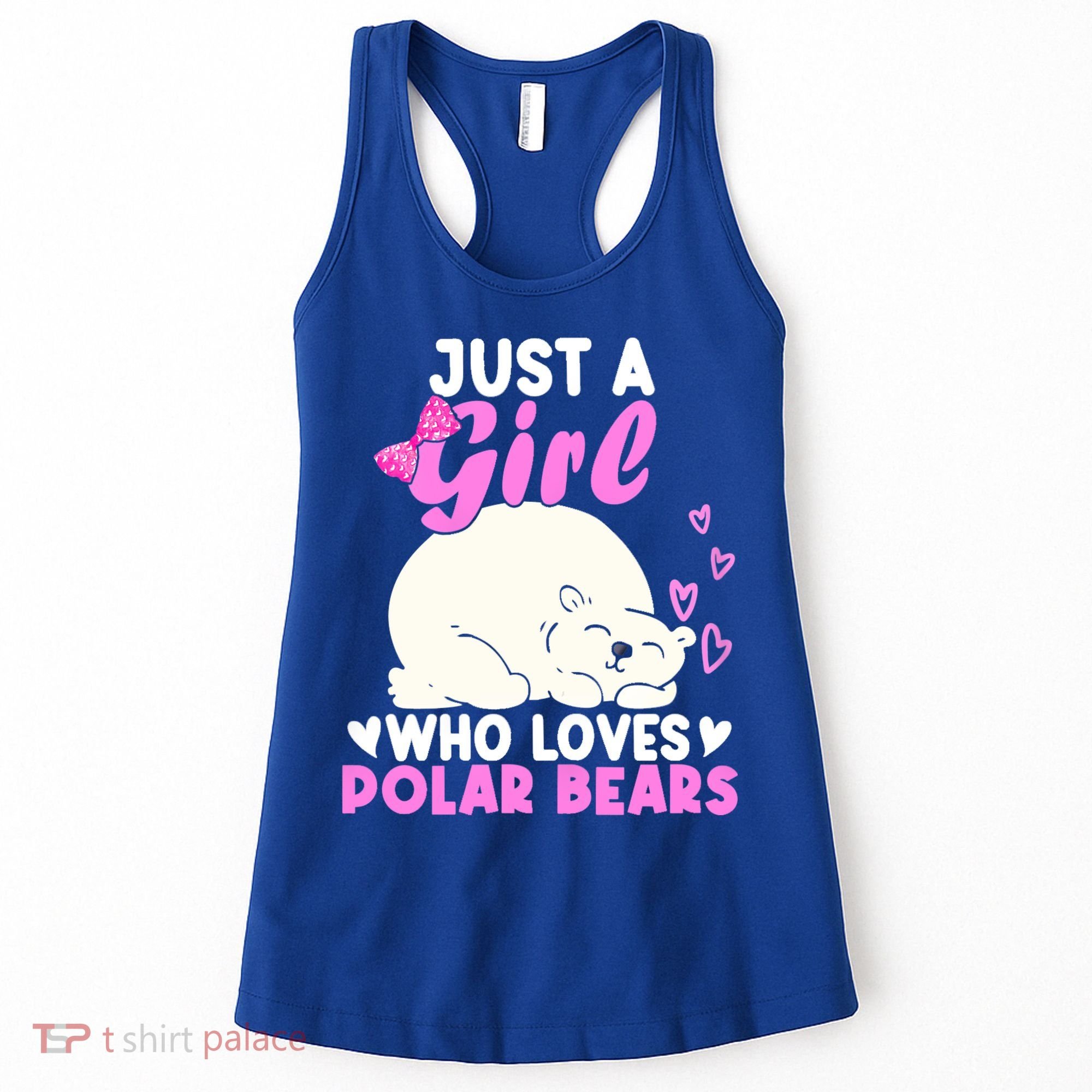 Girl Who Loves Polar Bear | North Pole | Cute Polar Bear Women's Tank Top