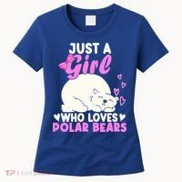 Girl Who Loves Polar Bear | North Pole | Cute Polar Bear Women's T-Shirt thumb 0