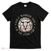 God&39;S Warrior Man Of God Stand Firm Bull Skull Desert T-Shirt thumb 0