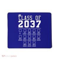 Grow With Me Class Of 2037 Handprint Kindergarten Graduation Mousepad thumb 0