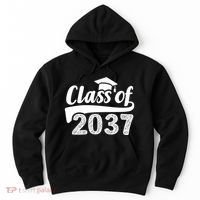 Grow With Me Class Of 2037 Graduation Preschool Hoodie thumb 0