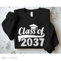 Grow With Me Class Of 2037 Graduation Preschool Sweatshirt thumb 2