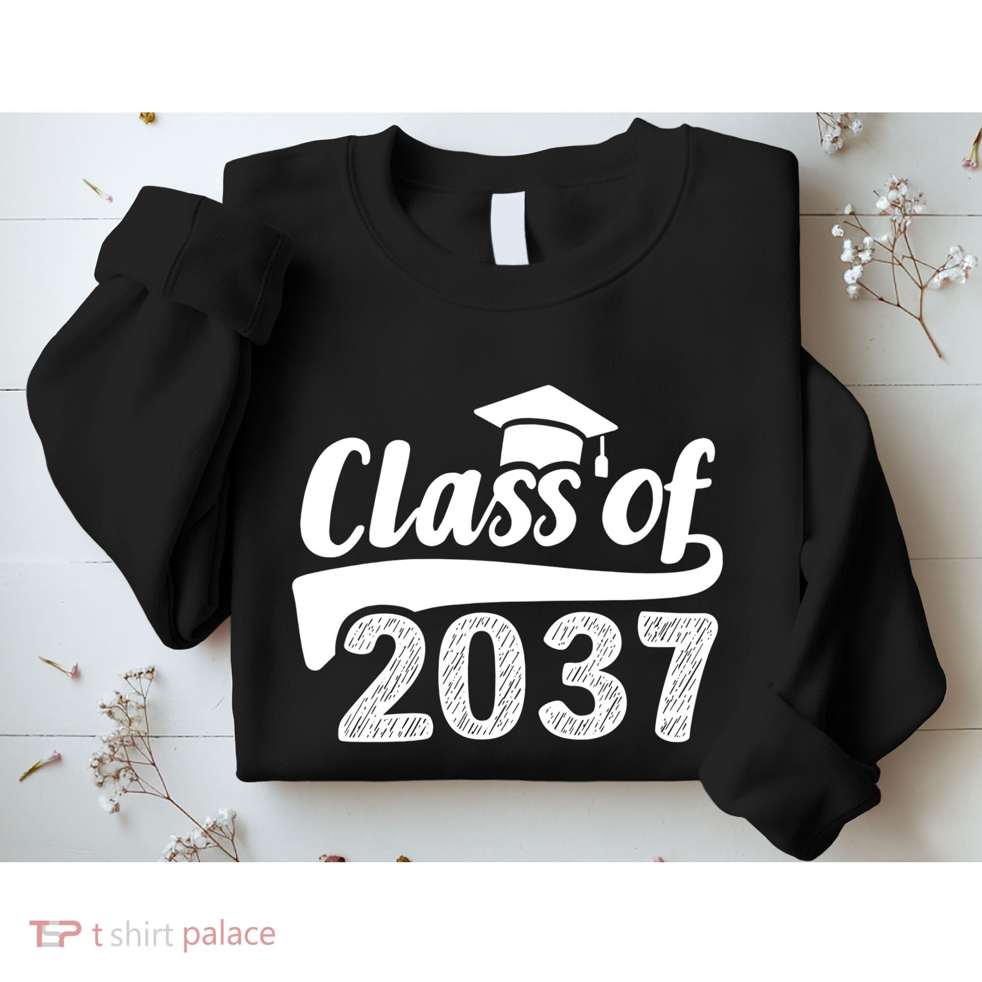 Grow With Me Class Of 2037 Graduation Preschool Sweatshirt