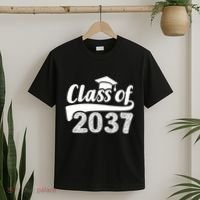 Grow With Me Class Of 2037 Graduation Preschool T-Shirt thumb 2