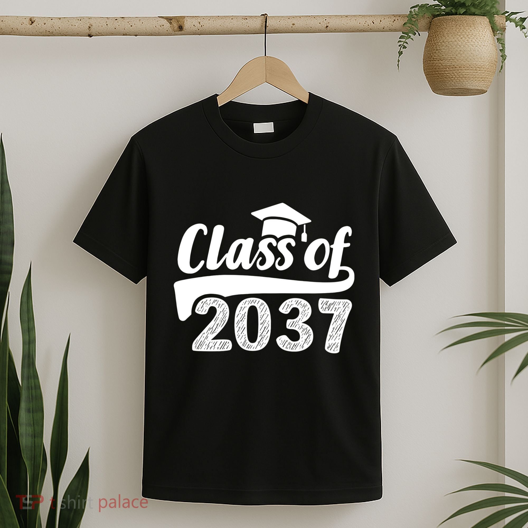 Grow With Me Class Of 2037 Graduation Preschool T-Shirt