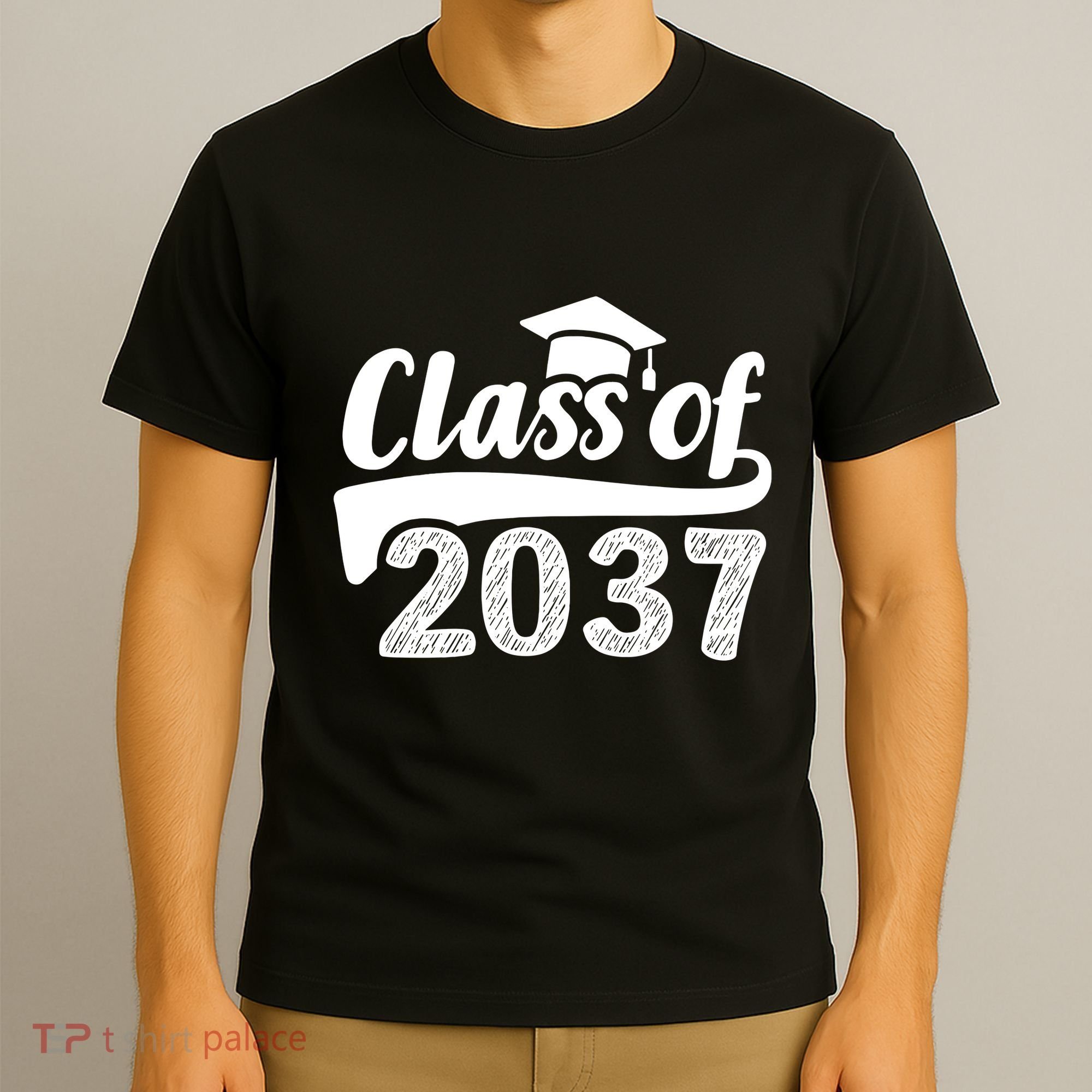 Grow With Me Class Of 2037 Graduation Preschool T-Shirt