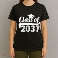 Grow With Me Class Of 2037 Graduation Preschool T-Shirt thumb 4