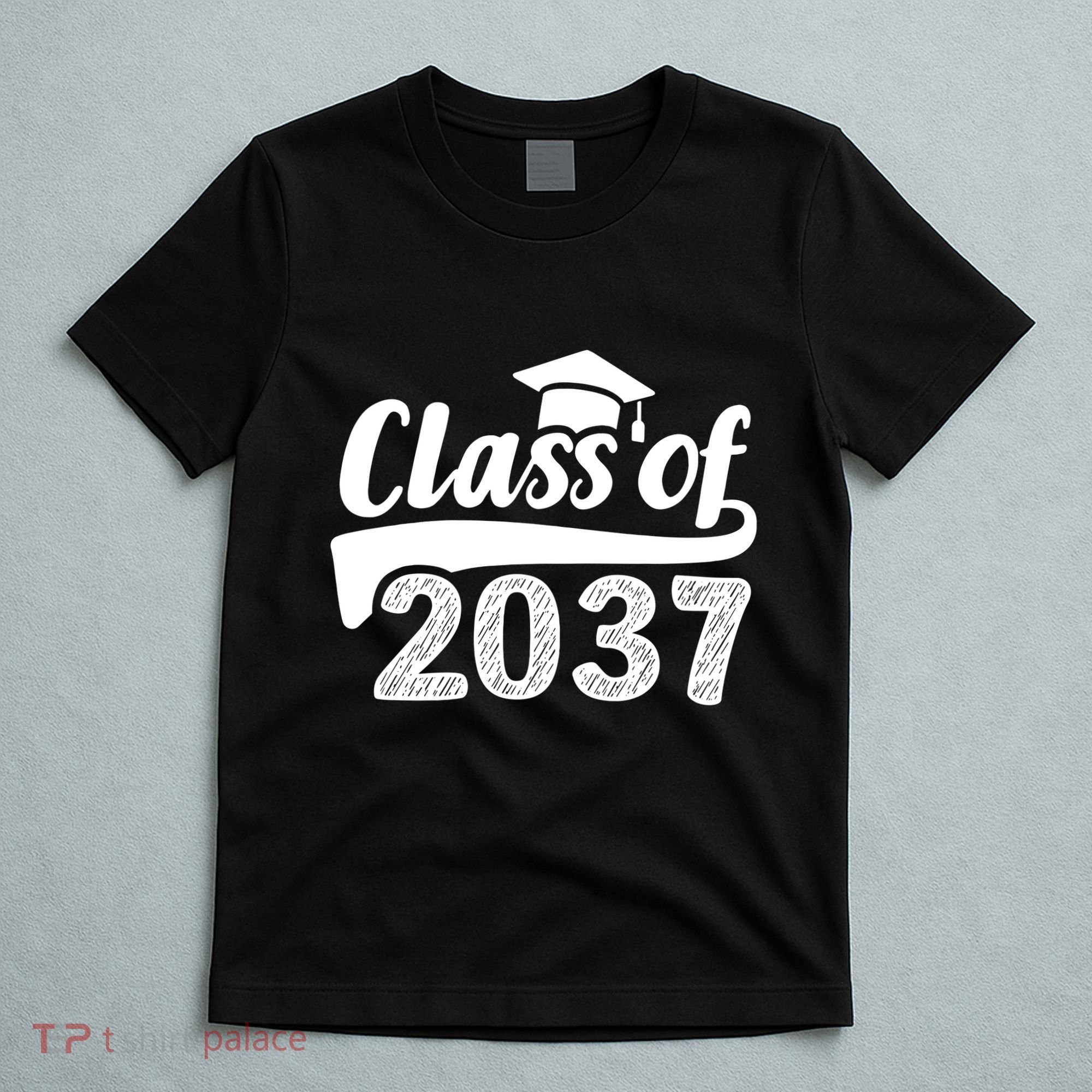 Grow With Me Class Of 2037 Graduation Preschool T-Shirt