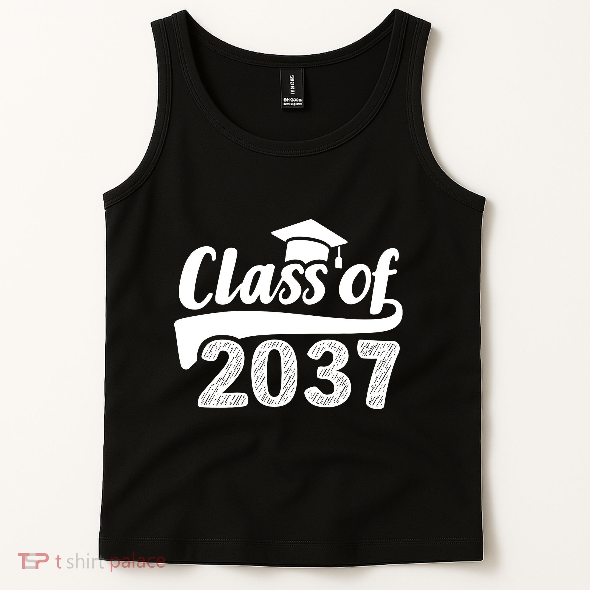 Grow With Me Class Of 2037 Graduation Preschool Tank Top