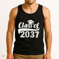 Grow With Me Class Of 2037 Graduation Preschool Tank Top thumb 3