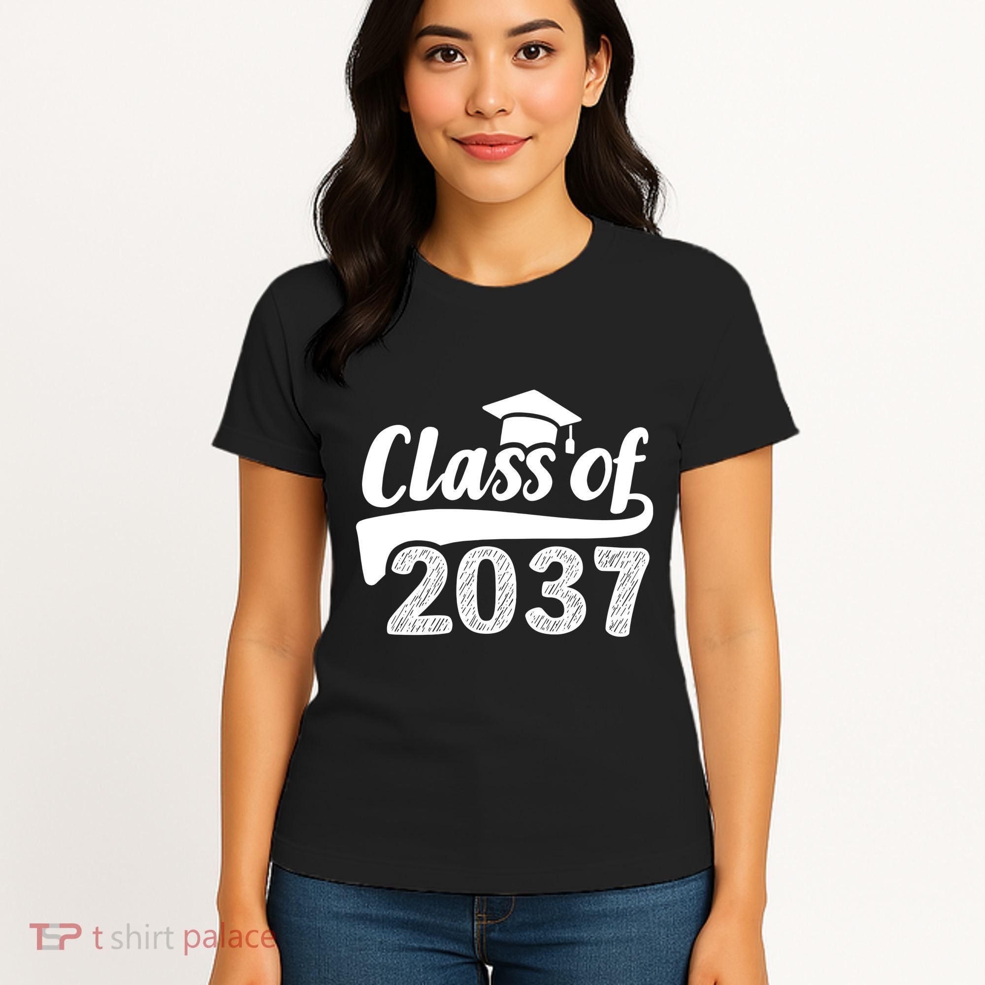 Grow With Me Class Of 2037 Graduation Preschool Women's T-Shirt