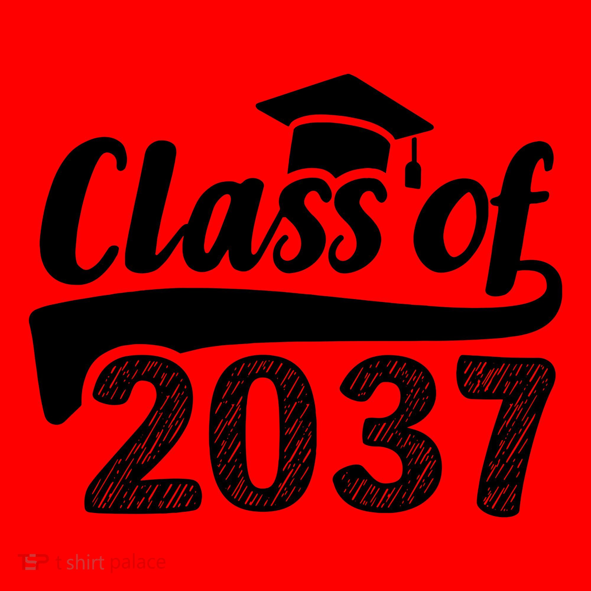 Grow With Me Class Of 2037 Graduation Preschool Santa Hat